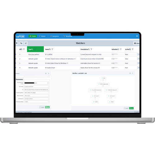 Access Capture Publishing screenshot