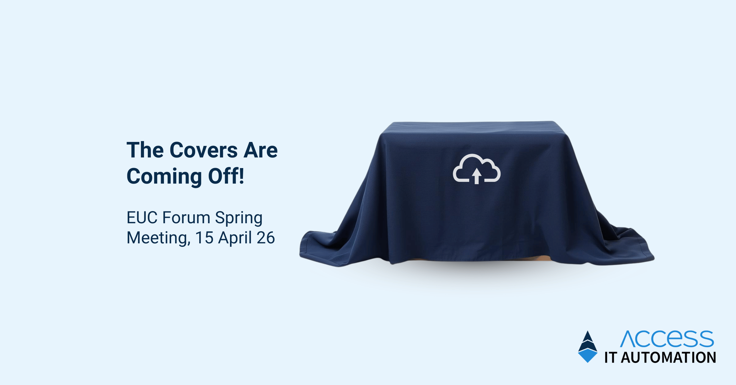 Something Big Is Dropping at the EUC Forum Spring Meeting